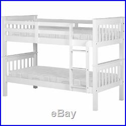 childrens white single bed frame