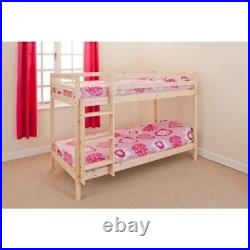 (2ft6 small single, Caramel) Hillingdon Wooden Bunk Bed For Kids