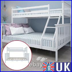 4ft6 Wooden Bunk Bedwooden Bed, 4ft 6 Triple Bunk Bed