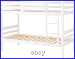 3' Bunk Bed Wooden Single Size Frame For Kids Adults Natural Wax Panama Bedroom