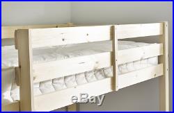 3 Sleeper Bunk Bed Childrens Bedroom Furniture Three Single Cabin Triple Wood