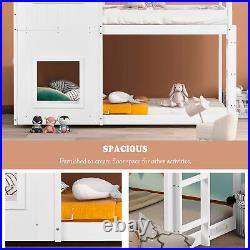 3ft Treehouse Single Bed Bunk Bed Solid Pine Wood Frame Kids Children Sleeper