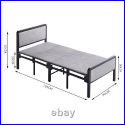 3ft White Solid Wooden Single Bed Frame High Loft Sleeper Bed Cabin Bed Bunk Bed