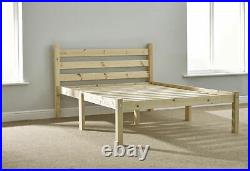 6ft Super Kingsize HEAVY DUTY Solid Pine Bed Frame wooden king size (EB43)