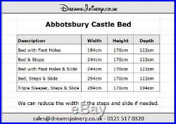 Abbotsbury Castle, Prince or Princess Bunk or Cabin Bed