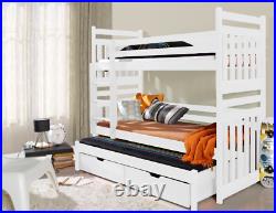 Amazing Bunk Bed SAMBOR Mattresses Solid Wood Custom Colours Bedroom Furniture