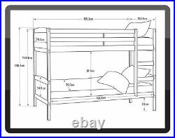 Argos Home Detachable Bunk Bed Frame White
