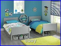 Argos Home Detachable Bunk Bed Frame with Drawer Grey
