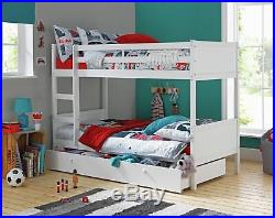 Argos Home Detachable Bunk Bed with Storage White