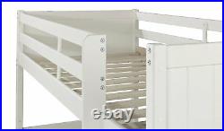 Argos Home Detachable Bunk Bed with Trundle White