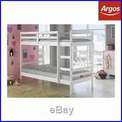 Argos Home Josie White Single Bunk Bed Frame