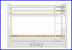 Argos Home Kingston Bunk Bed with Drawer White