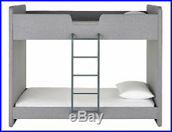 Argos Home Upholstered Bunk Bed Grey