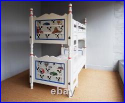 BUNK BED By Dragons of Walton Street, Bespoke Hand Painted Wooden'William' Beds
