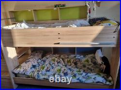 Bibop Acacia Wooden Bunk Bed Frame EU Single