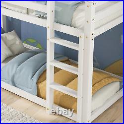 Bunk Bed 3ft Single Wooden Kids Treehouse Bed Solid Pine Wood Bed Frame ML