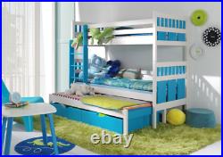 Bunk Bed ELSA with Mattresses TRIPLE CHILDREN'S SLEEPER KIDS Custom Colours 3in1