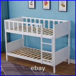 Bunk Bed Kids Wooden Single Bed Frame 3FT Bunkbeds Childrens Sleeper