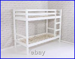 Bunk Bed Shorty New White Pine Wooden 2ft 6