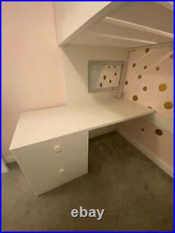 Bunk Bed With A Desk And Wardrobe