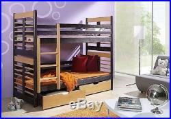 Bunk Bed With Mattress Js24 Children Furniture Storage Drawers Choice Of Colours