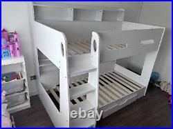 Bunk Bed With Storage Shelves