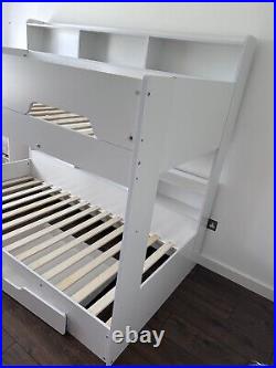 Bunk Bed With Storage Shelves