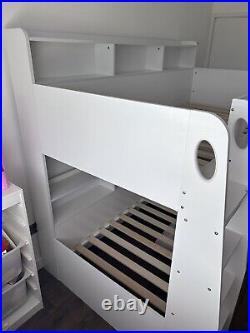 Bunk Bed With Storage Shelves