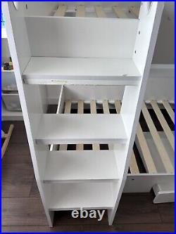 Bunk Bed With Storage Shelves