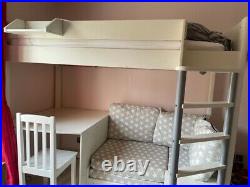 Bunk Bed with desk and pull out sofa bed