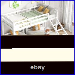 Bunk Beds Triple 3ft Single Bed Pine Wood Kids Sleeper Children Bed Frame