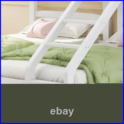 Bunk Beds Triple 3ft Single Bed Pine Wood Kids Sleeper Children Bed Frame