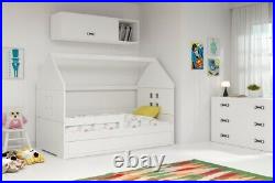 Bunk bed HOUSE 1 for children real wood & MDF FREE mattresses 160 x 80