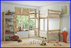 Bunk bed, Heavy Duty Pine bunkbed 3ft Single, Can be used by Adults (EB138)