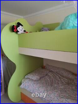 Bunk beds with storage and matching chest of drawers