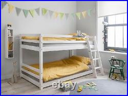 Cabin Bed Midsleer Bunk Bed Hilda in White Kids Bed Childrens Bunk