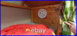 Can Deliver Minecraft Wooden Treehouse Cabin Bunk Bed Single Double Mattress Tv