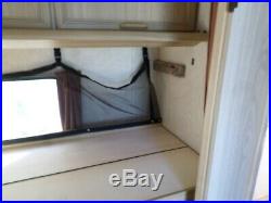 Caravan Over Head Locker & Fold Up Wooden Bunk Bed & Support Arms Camper Van