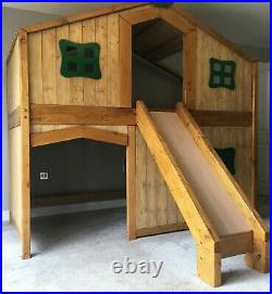 Childrens Wooden Cabin / Treehouse Bed / Custom Made to order