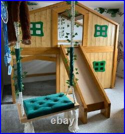 Childrens Wooden Cabin / Treehouse Bed / Custom Made to order