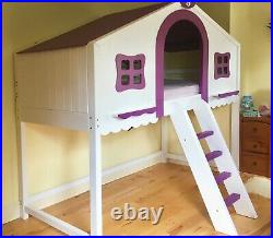 Childrens Wooden Playhouse Bed / Bunk Bed / Custom Made to order