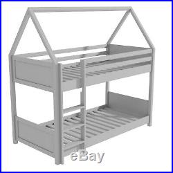 Coco House Bunk Bed in Light Grey CC005