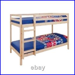 Comfy Living 3ft Single Wooden Pine Bunk Bed Zara