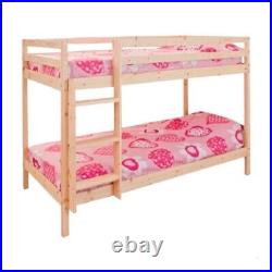 Comfy Living 3ft Single Wooden Pine Bunk Bed Zara