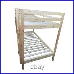 Comfy Living 3ft Single Wooden Pine Bunk Bed Zara