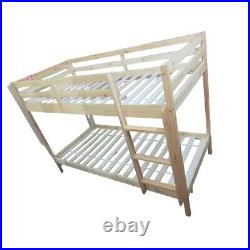 Comfy Living 3ft Single Wooden Pine Bunk Bed Zara