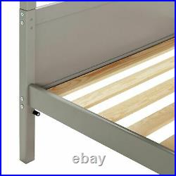 Detachable Bunk Bed Frame Grey