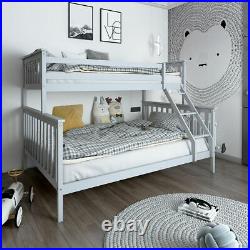 Detachable Bunk Bed Triple Sleeper Wooden Double Bed Children Adult Kid Bedstead