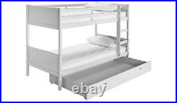 Detachable Bunk Bed with Storage White