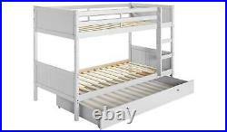 Detachable Bunk Bed with Storage White